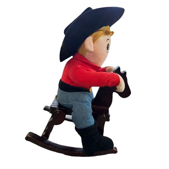 Dan Dee Vintage Rocking Horse Cowboy Toy Collectors Choice Battery Sound Works - Picture 2 of 12